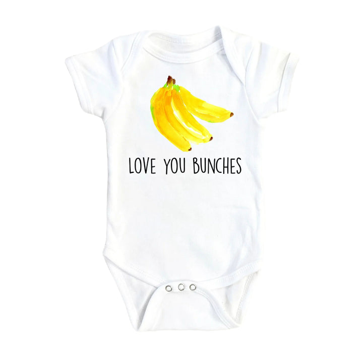 Banana Bunches - Baby Boy Girl Clothes Infant Bodysuit Funny Cute Newborn  Funny Cute Onesie® | North Fork Forager LLC
