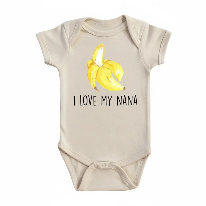 Banana Love Nana - Baby Boy Girl Clothes Infant Bodysuit Funny Cute Newborn  Funny Cute Onesie® | North Fork Forager LLC