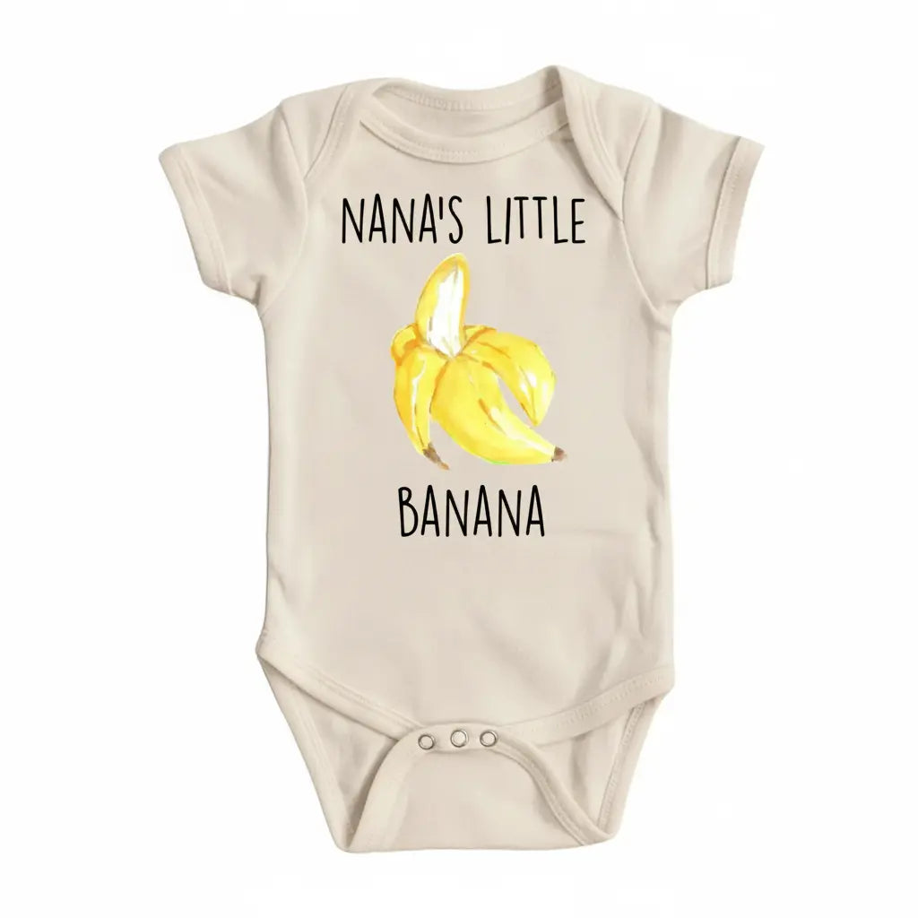 Banana Nana - Baby Boy Girl Clothes Infant Bodysuit Funny Cute Newborn  Funny Cute Onesie® | North Fork Forager LLC