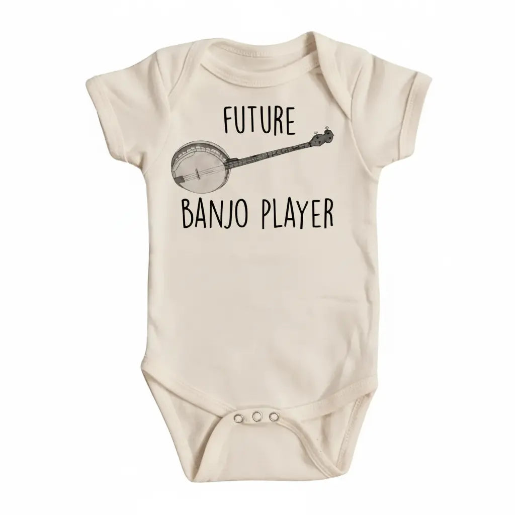 Banjo - Baby Boy Girl Clothes Infant Bodysuit Funny Cute Newborn  Funny Cute Onesie® | North Fork Forager LLC