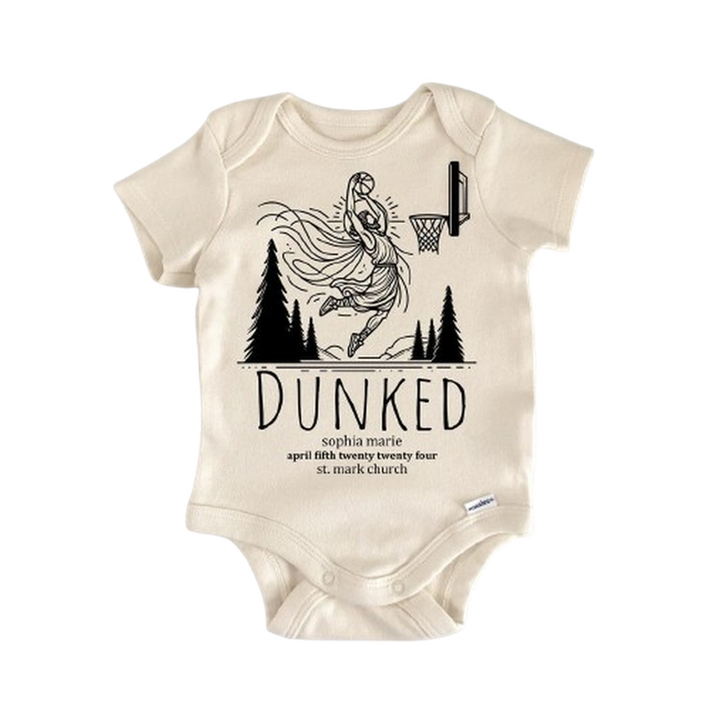Baptism - Baby Boy Girl Clothes Infant Bodysuit Funny Cute Newborn  Funny Cute Onesie® | North Fork Forager LLC