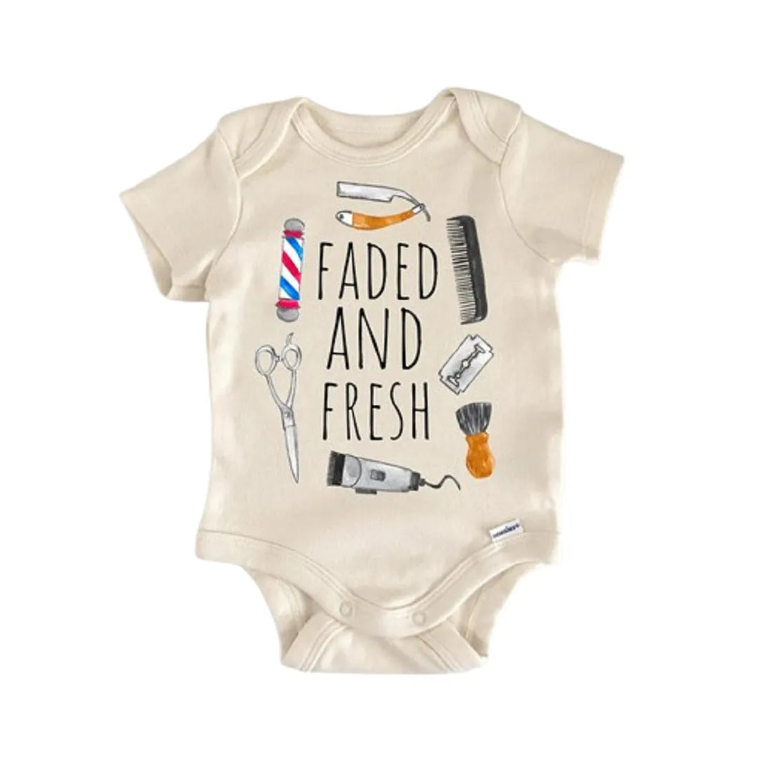 Barber Haircut Hairdresser - Baby Boy Girl Clothes Infant Onesie® Funny Cute Newborn GS1  Funny Cute Onesie® | North Fork Forager LLC