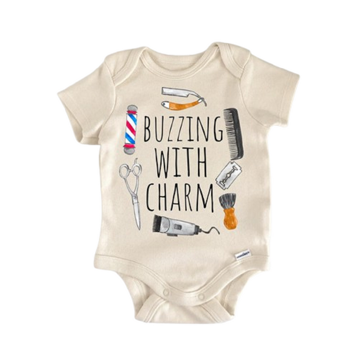 Barber Hairdress Haircut - Baby Boy Girl Clothes Infant Onesie® Funny Cute Newborn GS1 BBY  Funny Cute Onesie® | North Fork Forager LLC