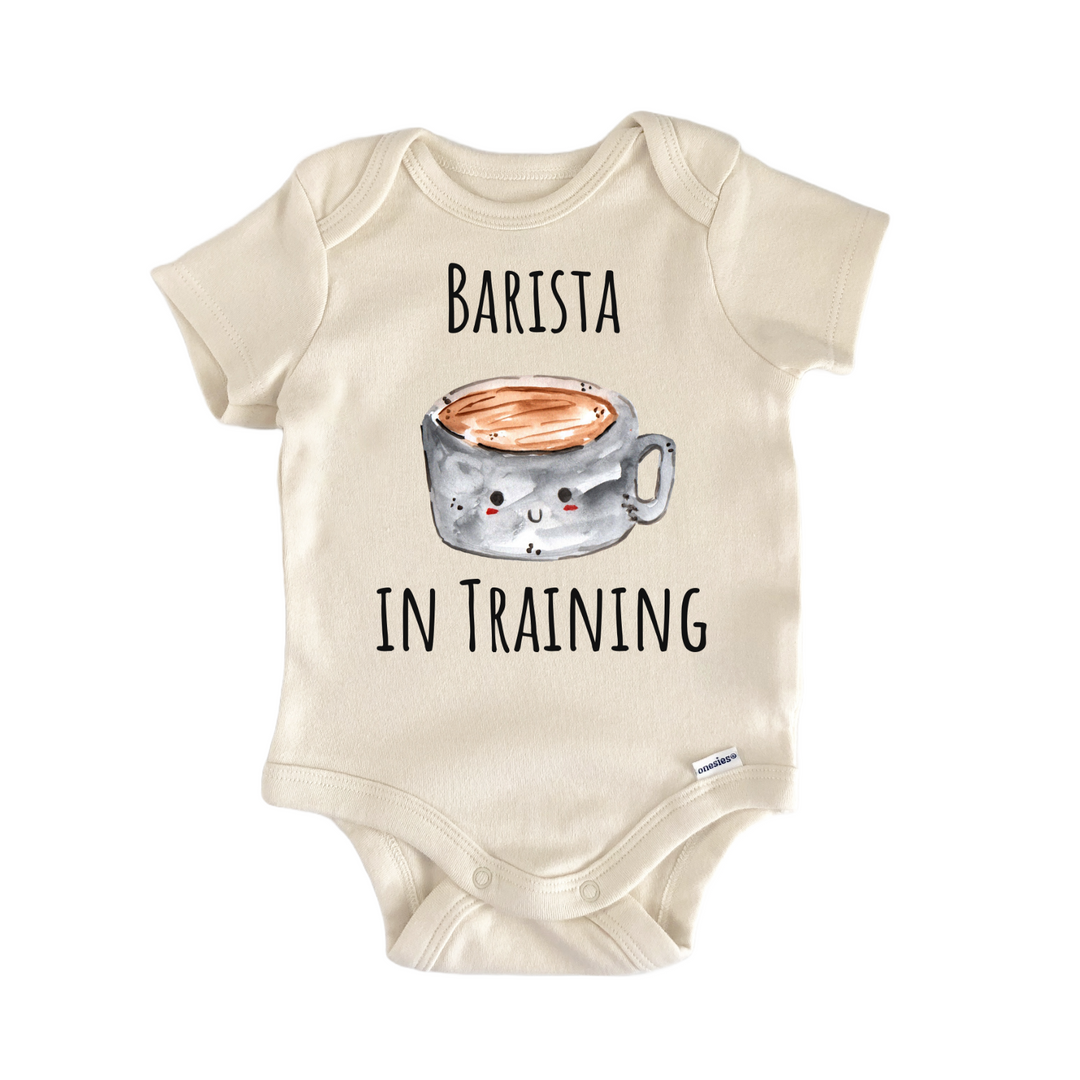 Barista Coffee House Bean Espresso Baby Gift Baby Onesie®