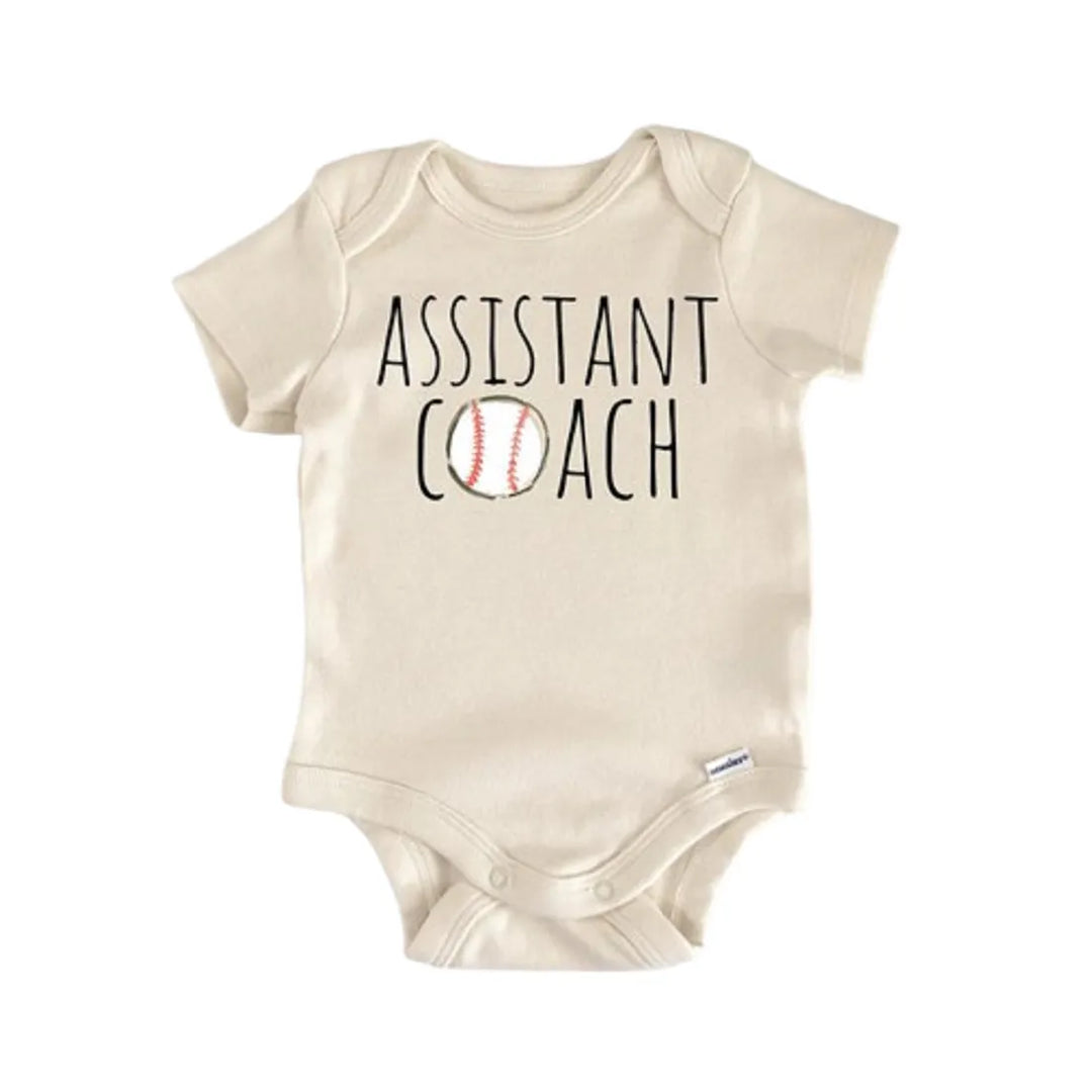 Baseball Sports - Baby Boy Girl Clothes Infant Onesie® Funny  Cute Newborn GS1 BBY  Funny Cute Onesie® | North Fork Forager LLC