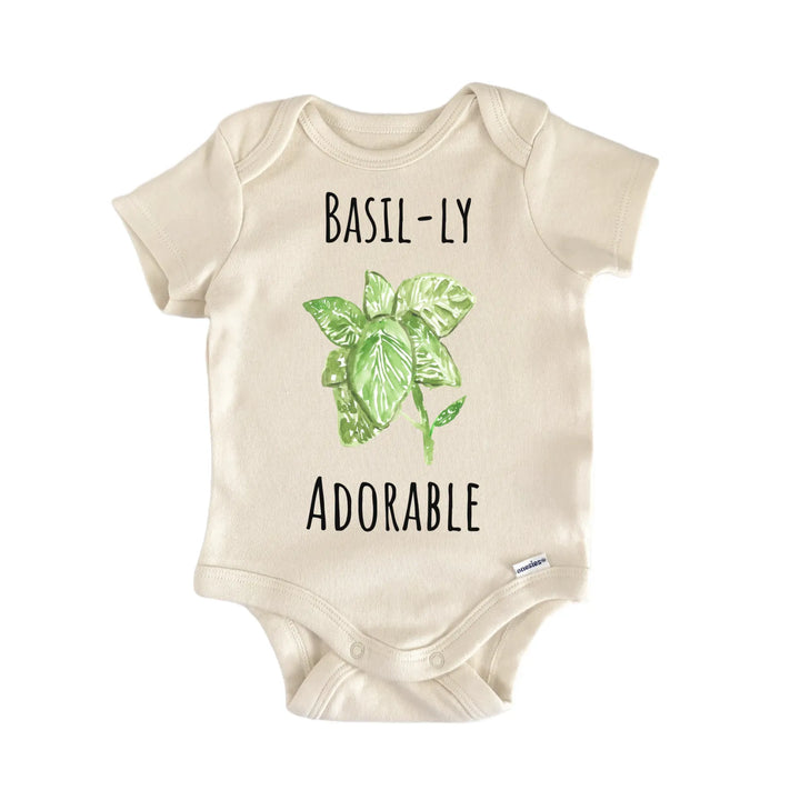 Basil Spice Herb Garden Cooking Baby Gift Baby Bodysuit