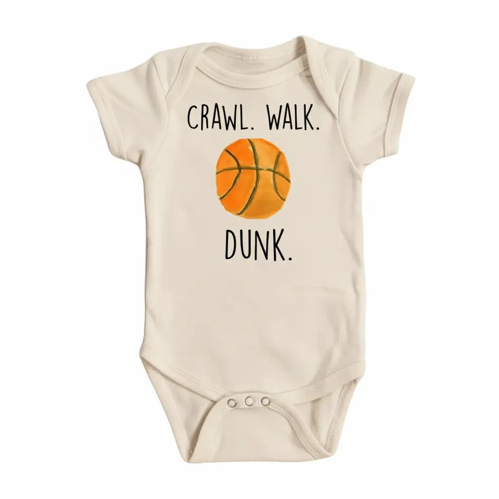 Basketball Dunk - Baby Boy Girl Clothes Infant Bodysuit Funny Cute Newborn  Funny Cute Onesie® | North Fork Forager LLC
