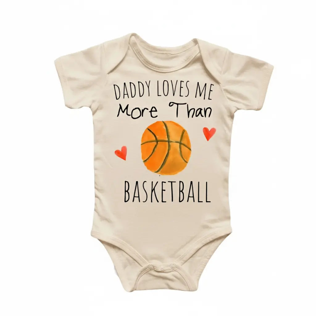 Basketball Love  - Baby Boy Girl Clothes Infant Bodysuit Funny Cute Newborn  Funny Cute Onesie® | North Fork Forager LLC