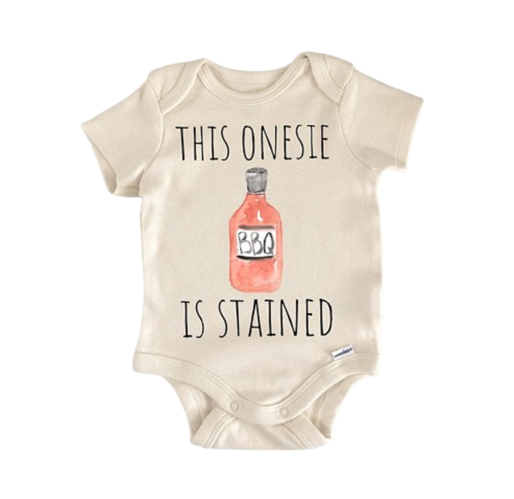 Bbq Sauce Bbq Barbeque Burger - Baby Boy Girl Clothes Infant Bodysuit Funny Cute  Funny Cute Onesie® | North Fork Forager LLC