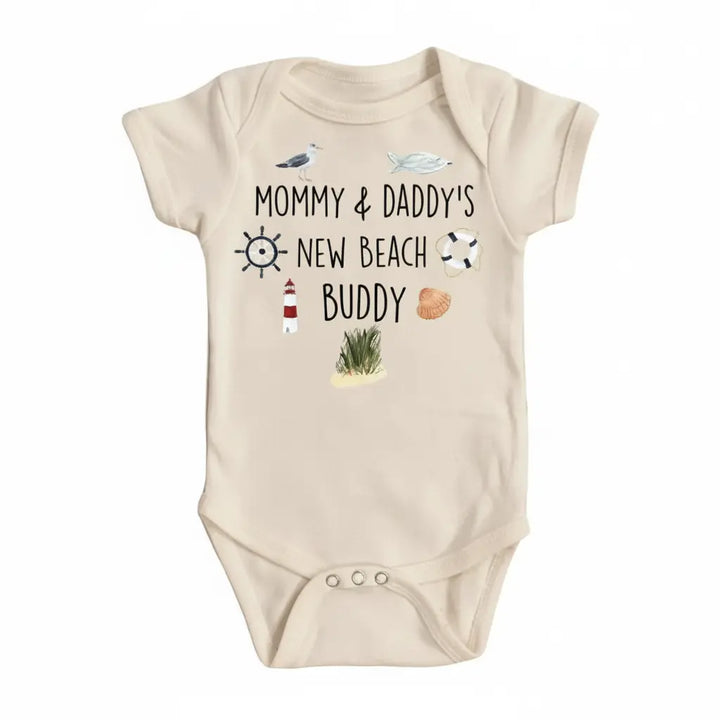 Beach Buddy Icons - Baby Boy Girl Clothes Infant Bodysuit Funny Cute Newborn  Funny Cute Onesie® | North Fork Forager LLC