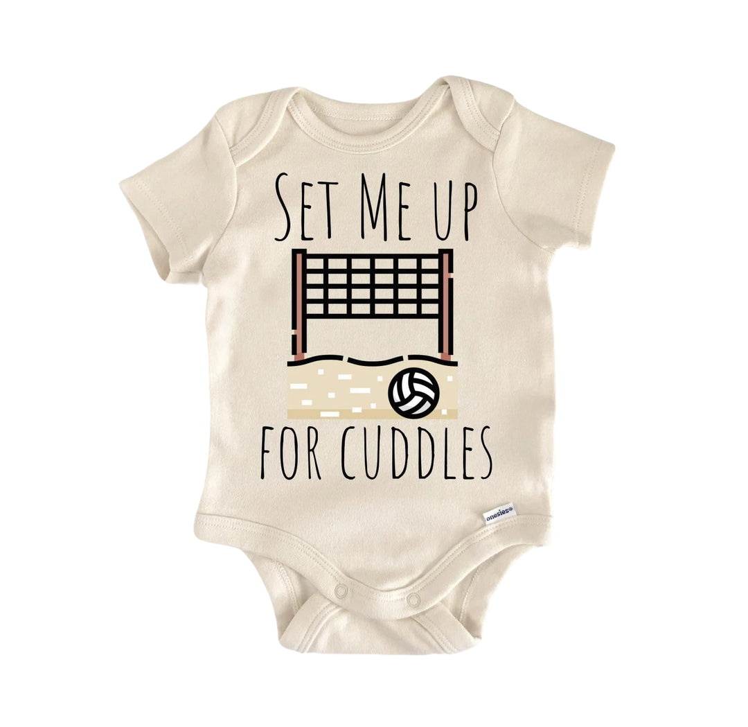 Beach Volleyball - Baby Boy Girl Clothes Infant Bodysuit Funny Cute  Funny Cute Onesie® | North Fork Forager LLC