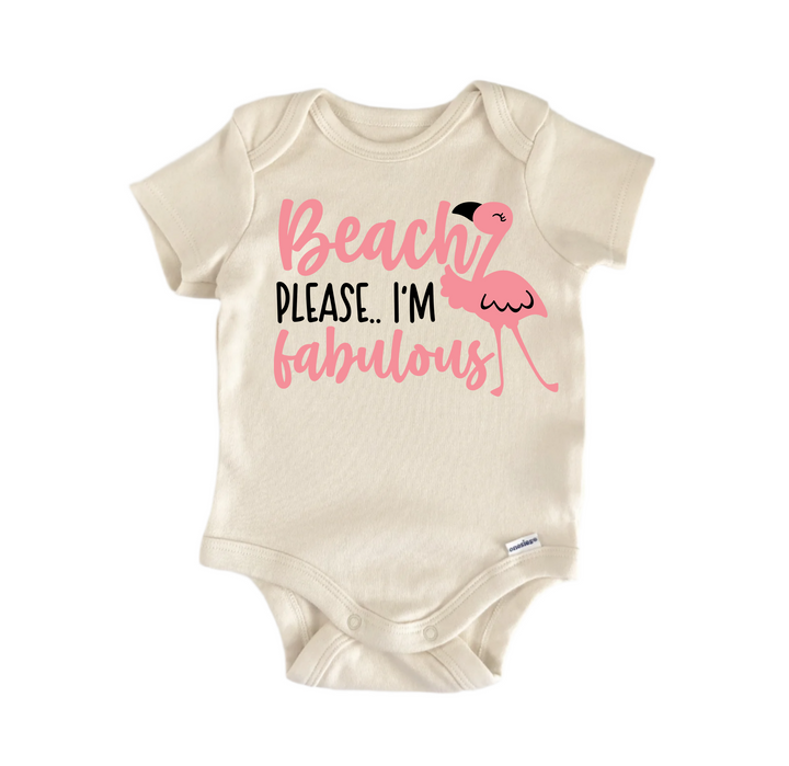 Beach Please - Baby Boy Girl Clothes Infant Bodysuit Funny Cute