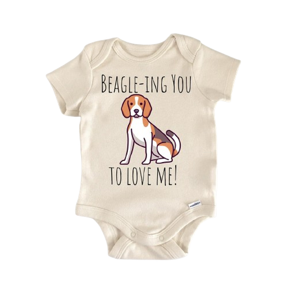 Beagle Dog Rabbit Hunter - Baby Boy Girl Clothes Infant Bodysuit Funny Cute Newborn  Funny Cute Onesie® | North Fork Forager LLC