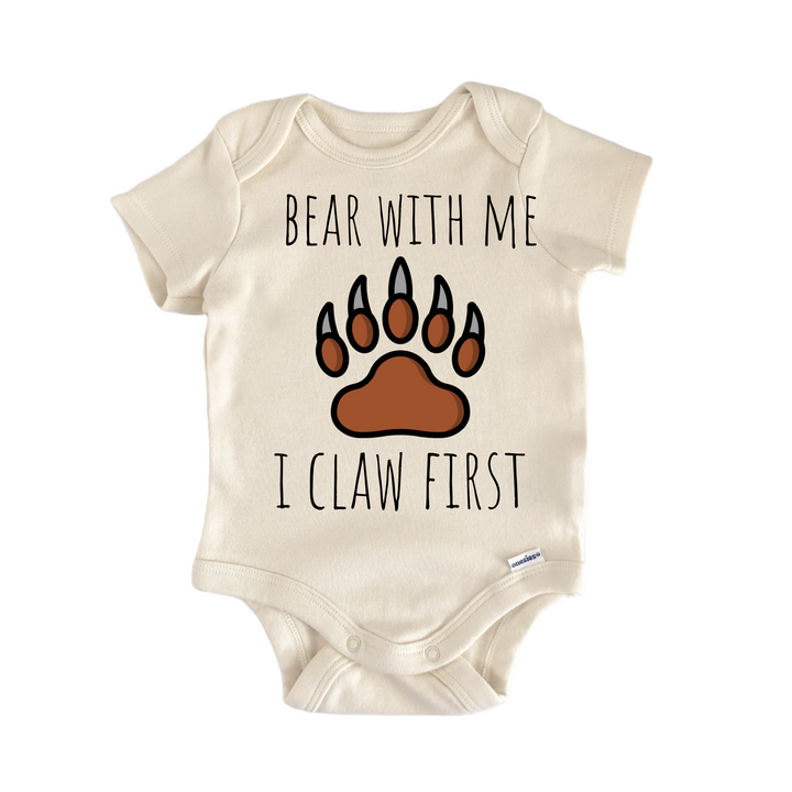 Bear Animal Claws - Baby Bodysuit  Funny Cute Onesie® | North Fork Forager LLC