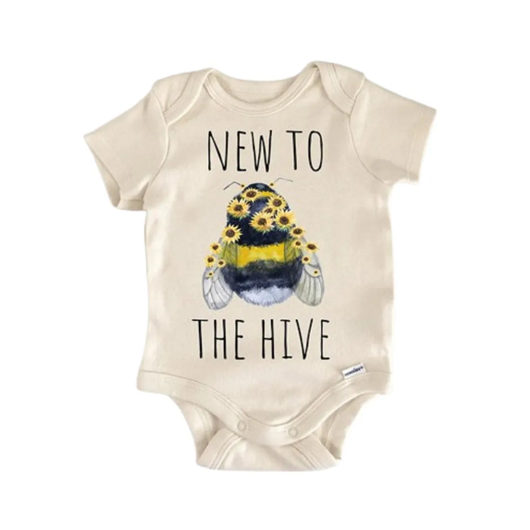 Bee Hive Honey - Baby Boy Girl Clothes Infant Onesie® Funny Cute Newborn GS1  Funny Cute Onesie® | North Fork Forager LLC