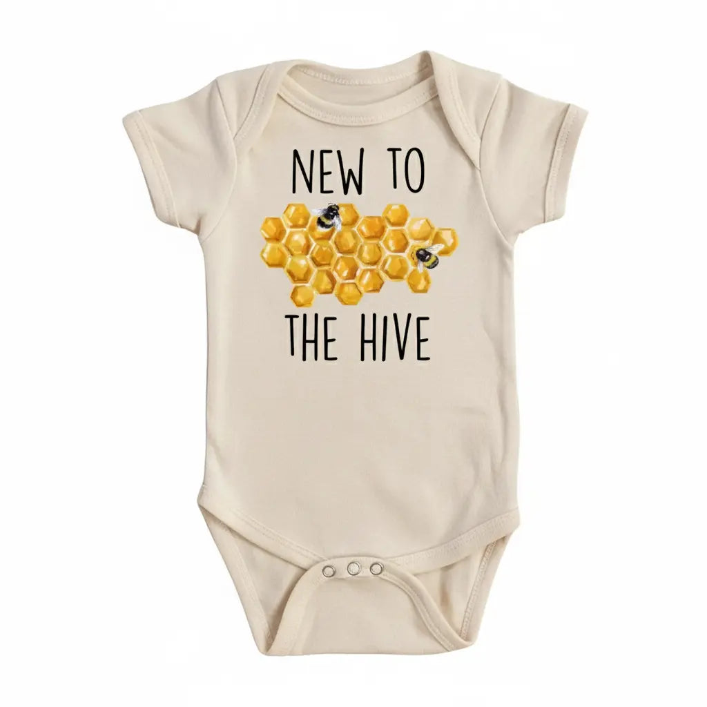 Bee Hive Honey - Baby Boy Girl Clothes Infant Bodysuit Funny Cute Newborn 1D  Funny Cute Onesie® | North Fork Forager LLC