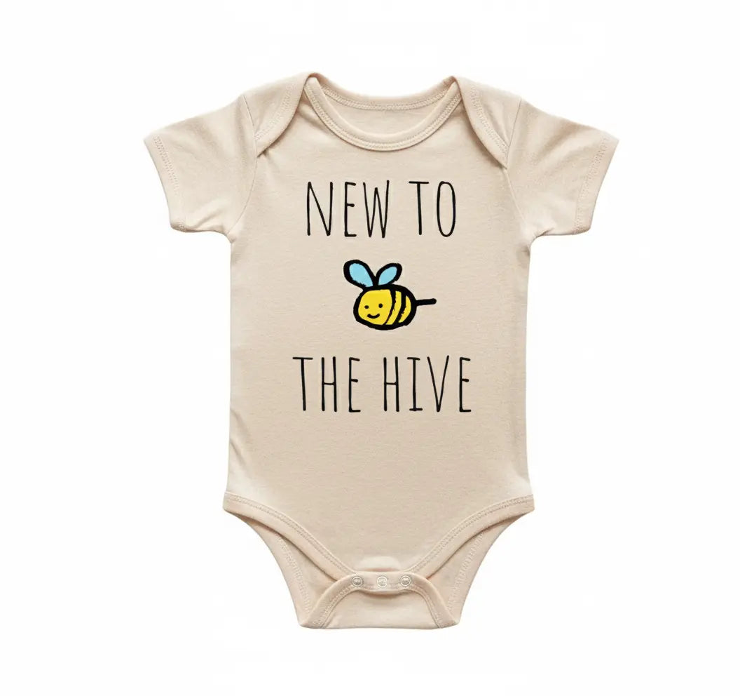 Bee Honey Hive - Baby Boy Girl Clothes Infant Bodysuit Funny Cute Newborn  Funny Cute Onesie® | North Fork Forager LLC