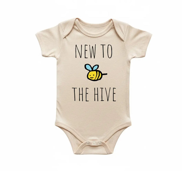 Bee Honey Hive - Baby Boy Girl Clothes Infant Bodysuit Funny Cute Newborn  Funny Cute Onesie® | North Fork Forager LLC