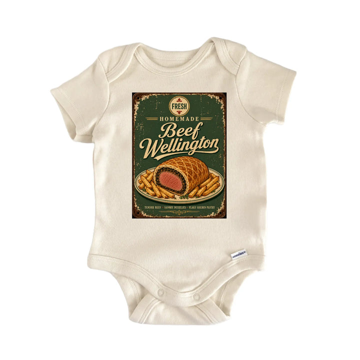 Beef Wellington Steak Foodie Baby Gift Baby Bodysuit