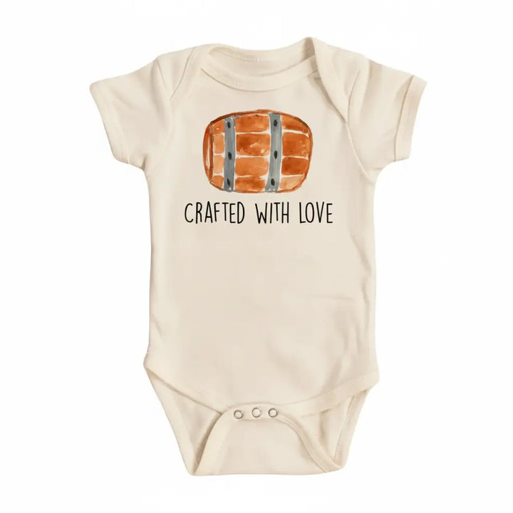 Beer Crafted Keg - Baby Boy Girl Clothes Infant Bodysuit Funny Cute Newborn  Funny Cute Onesie® | North Fork Forager LLC