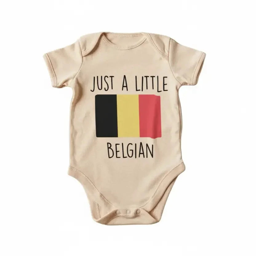 Belgium - Baby Boy Girl Clothes Infant Bodysuit Funny Cute Newborn  Funny Cute Onesie® | North Fork Forager LLC