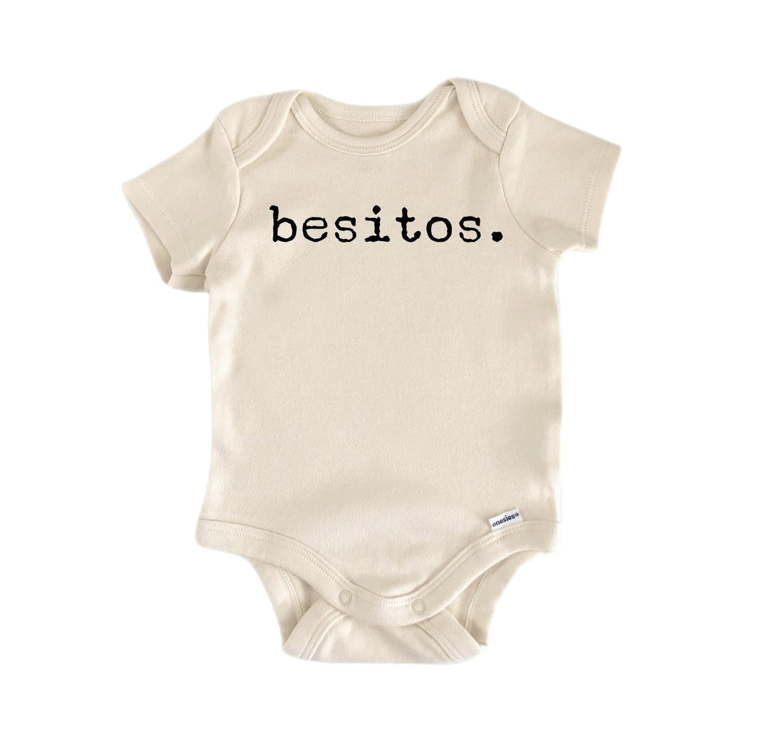 Besitos Spanish - Baby Boy Girl Clothes Infant Bodysuit Funny Cute Newborn  Funny Cute Onesie® | North Fork Forager LLC
