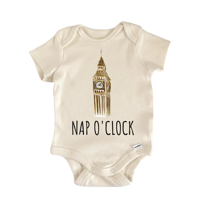 Big Ben Clock Tower England Baby Gift Baby Bodysuit