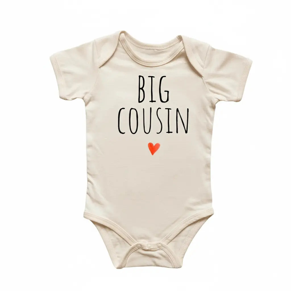Big Cousin - Baby Boy Girl Clothes Infant Bodysuit Funny Cute Newborn  Funny Cute Onesie® | North Fork Forager LLC
