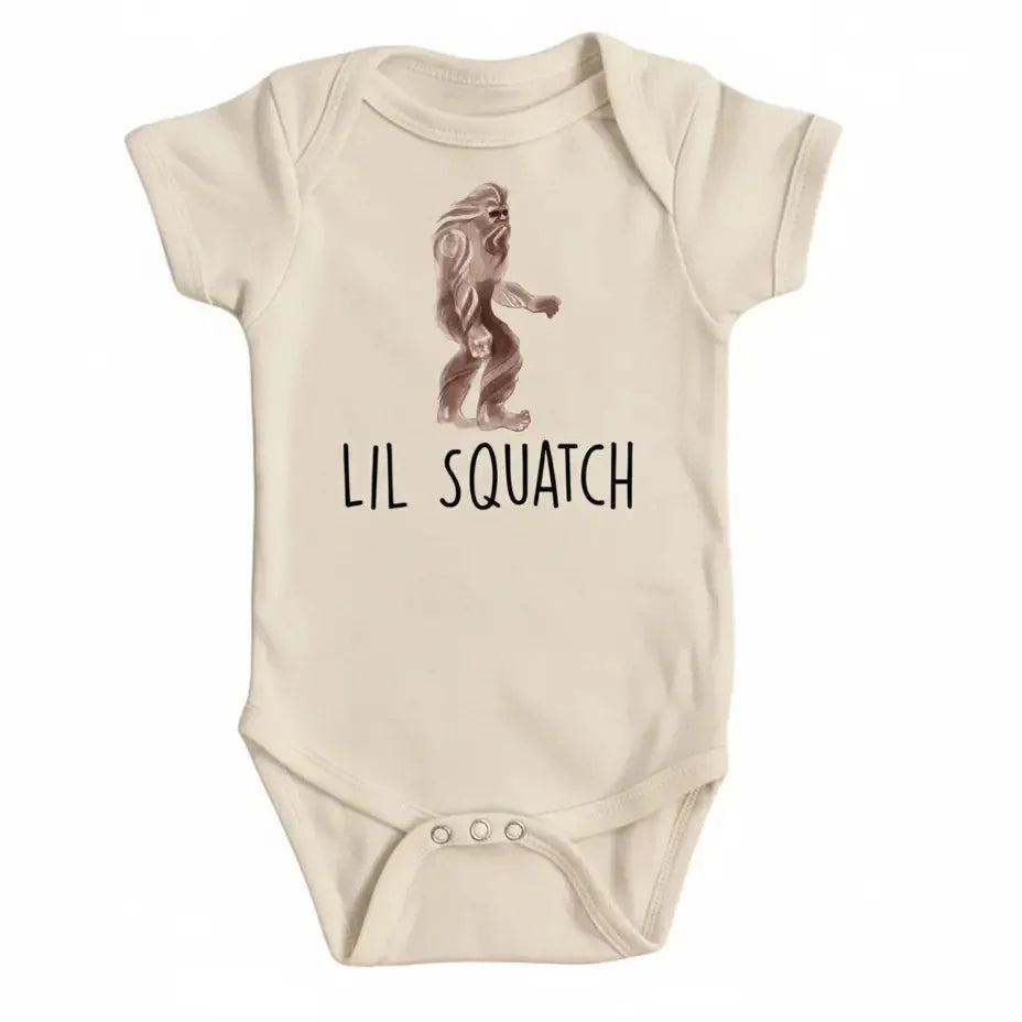 Big Foot Squatch - Baby Boy Girl Clothes Infant Bodysuit Funny Cute Newborn  Funny Cute Onesie® | North Fork Forager LLC