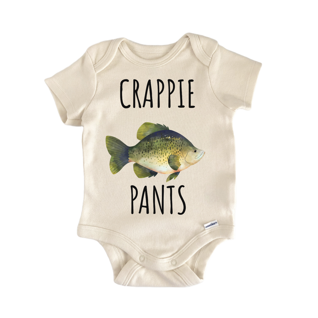 Black Crappie Fish Freshwater Fishing Baby Gift Baby Onesie®