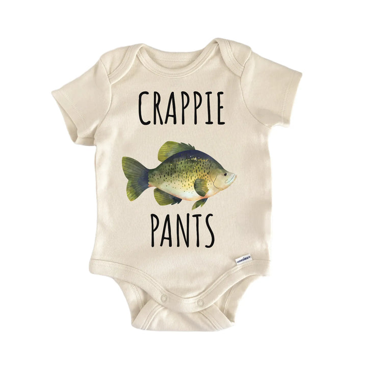 Black Crappie Fish Freshwater Fishing Baby Gift Baby Bodysuit