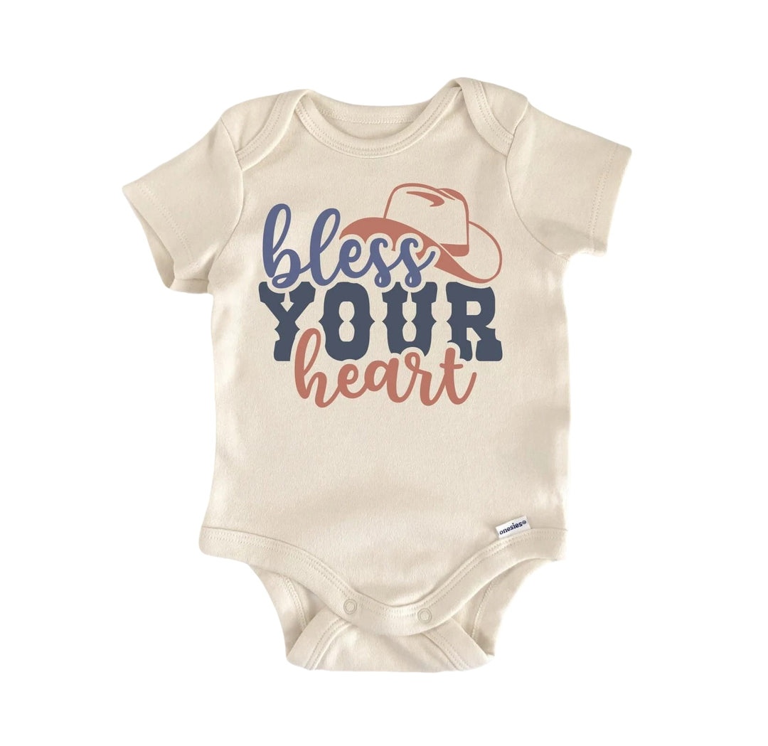 Bless Your Heart Country - Baby Boy Girl Clothes Infant Bodysuit Funny Cute Newborn  Funny Cute Onesie® | North Fork Forager LLC