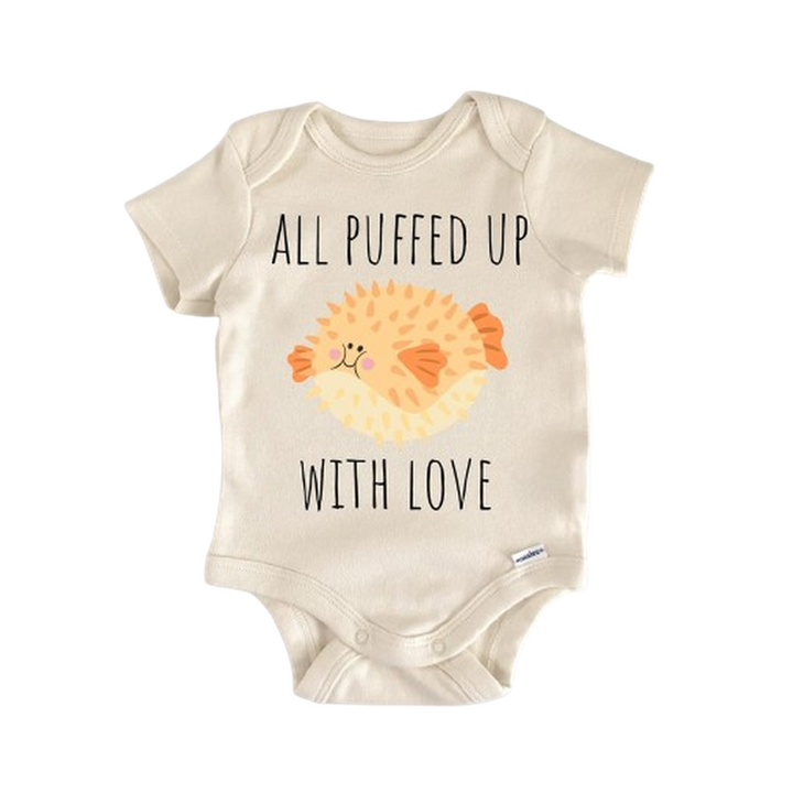 Blowfish Pufferfish Tropical - Baby Boy Girl Clothes Infant Bodysuit Funny Cute Newborn  Funny Cute Onesie® | North Fork Forager LLC