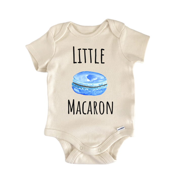 Blue Macaron French Pastry Dessert Baby Gift Baby Onesie®