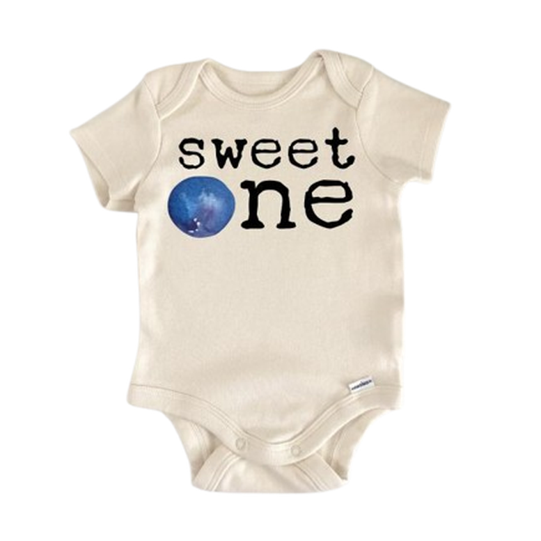 Blueberry Birthday Sweet - Baby Boy Girl Clothes Infant Bodysuit Funny Cute Newborn  Funny Cute Onesie® | North Fork Forager LLC