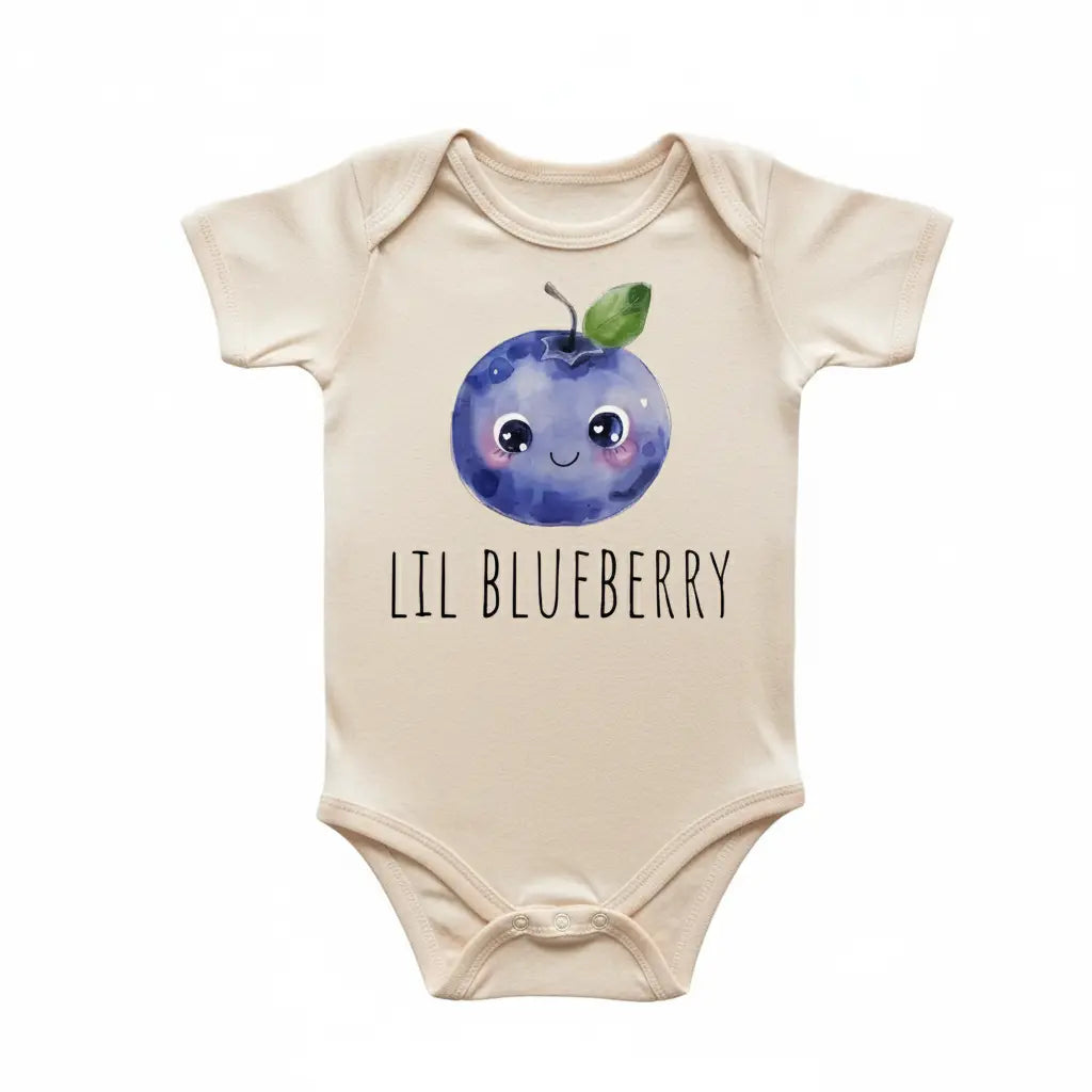Little Blueberry Fruit - Baby Boy Girl Clothes Infant Onesie® Funny Cute Newborn GS1  Funny Cute Onesie® | North Fork Forager LLC