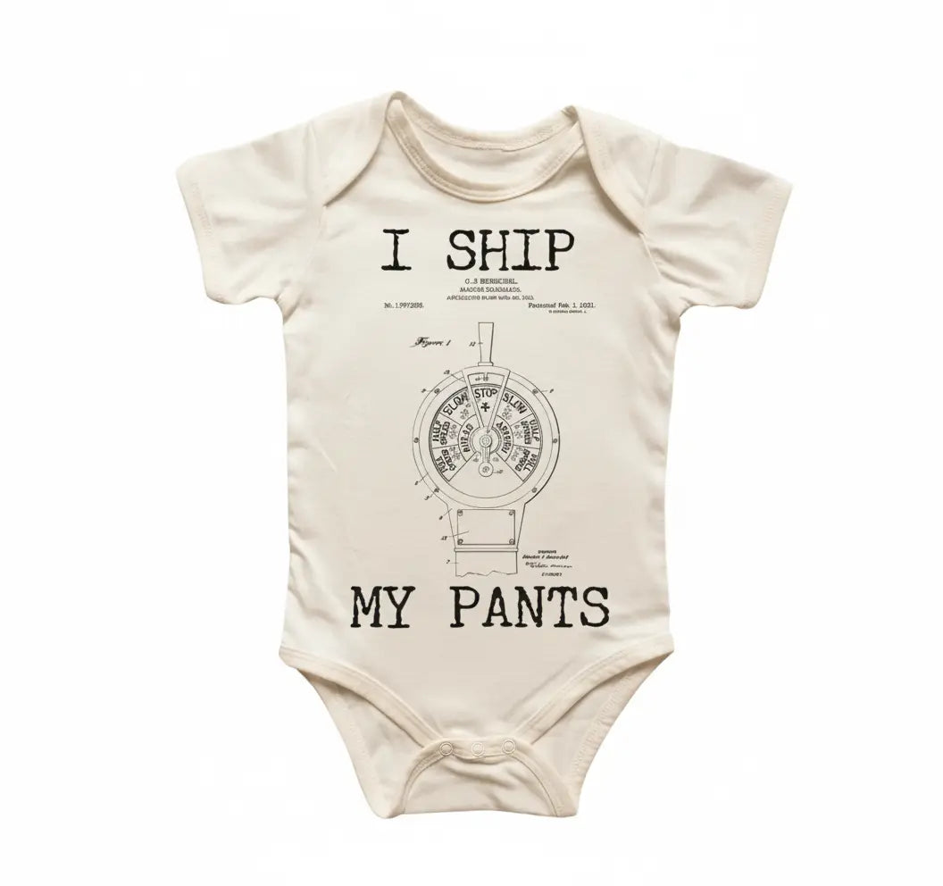 Boat Anchor Nautical - Baby Boy Girl Clothes Infant Bodysuit Funny Cute Newborn 2  Funny Cute Onesie® | North Fork Forager LLC