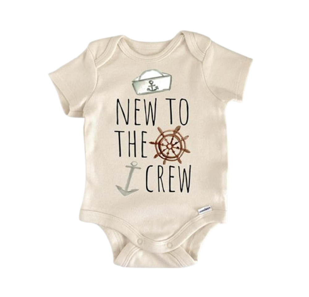 Boating Boat Nautical Beach - Baby Boy Girl Clothes Infant Bodysuit Funny Cute Newborn  Funny Cute Onesie® | North Fork Forager LLC