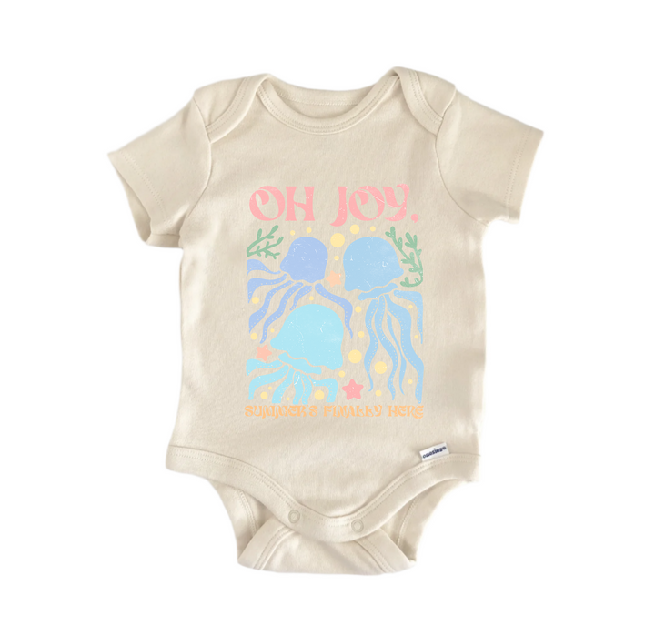 Summer's Finally Here Boho Beach -  Baby Boy Girl Clothes  Bodysuit Funny Cute Newborn