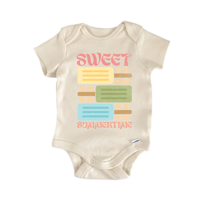 Sweet Summer Time Boho Beach - Baby Boy Girl Clothes Infant Bodysuit Funny Cute Newborn
