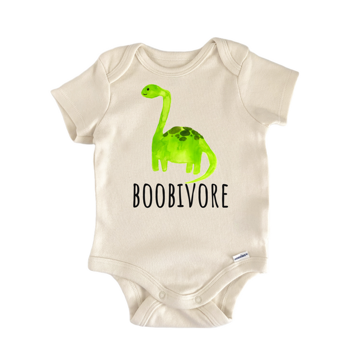 Boobivore Dinosaur Milk Newborn Gift Baby Onesie®