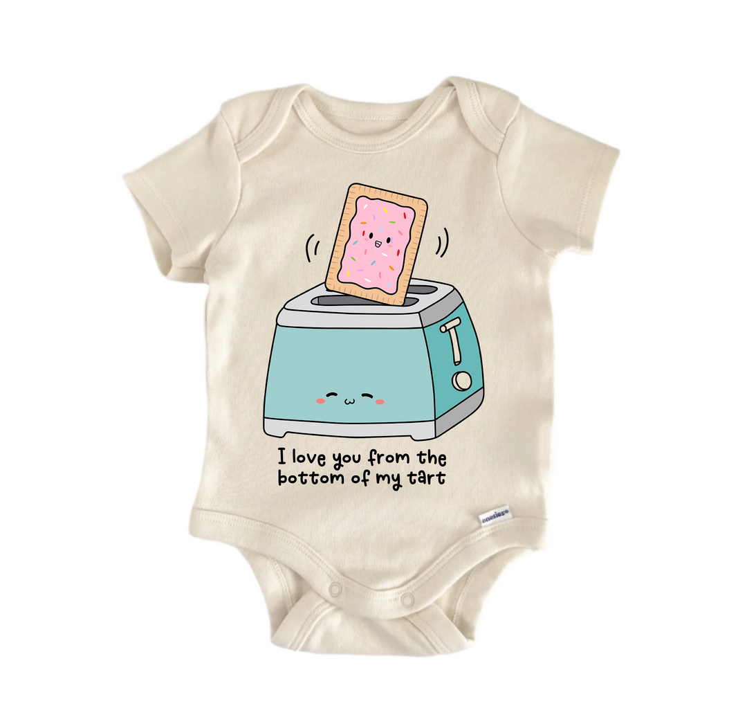 Bottom Of My Tart Best Friends Bff Bestie Valentine's Day -  Baby Boy Girl Bodysuit  Funny Cute Onesie® | North Fork Forager LLC