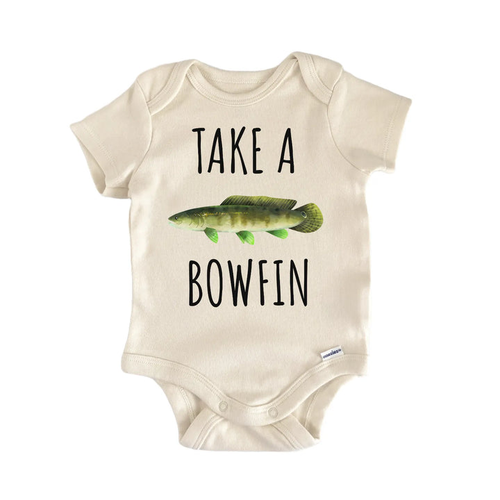 Bowfin Fish Freshwater Fishing Baby Gift Baby Bodysuit