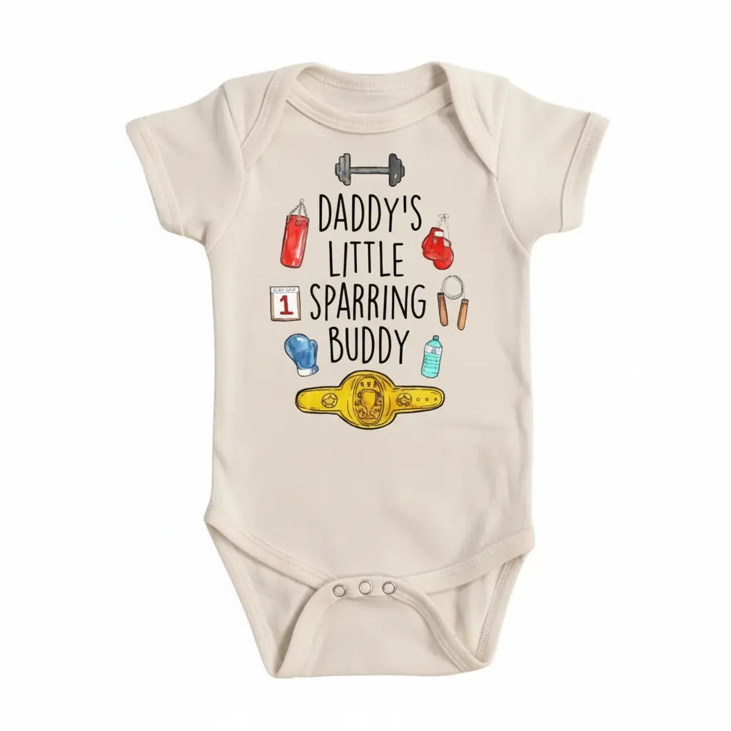 Boxing Sparring 2 - Baby Boy Girl Clothes Infant Bodysuit Funny Cute Newborn  Funny Cute Onesie® | North Fork Forager LLC