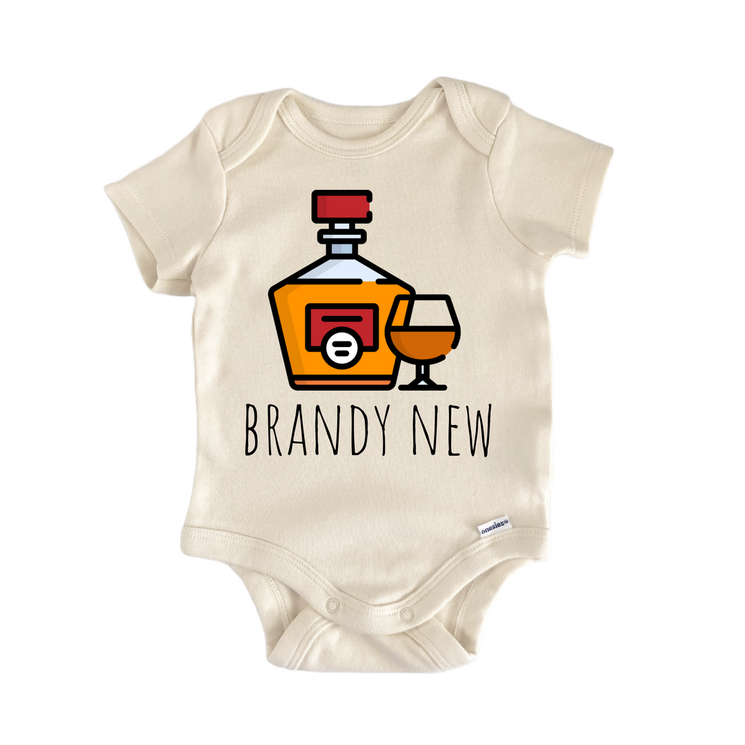 Brandy Liquor Wine - Baby Bodysuit  Funny Cute Onesie® | North Fork Forager LLC