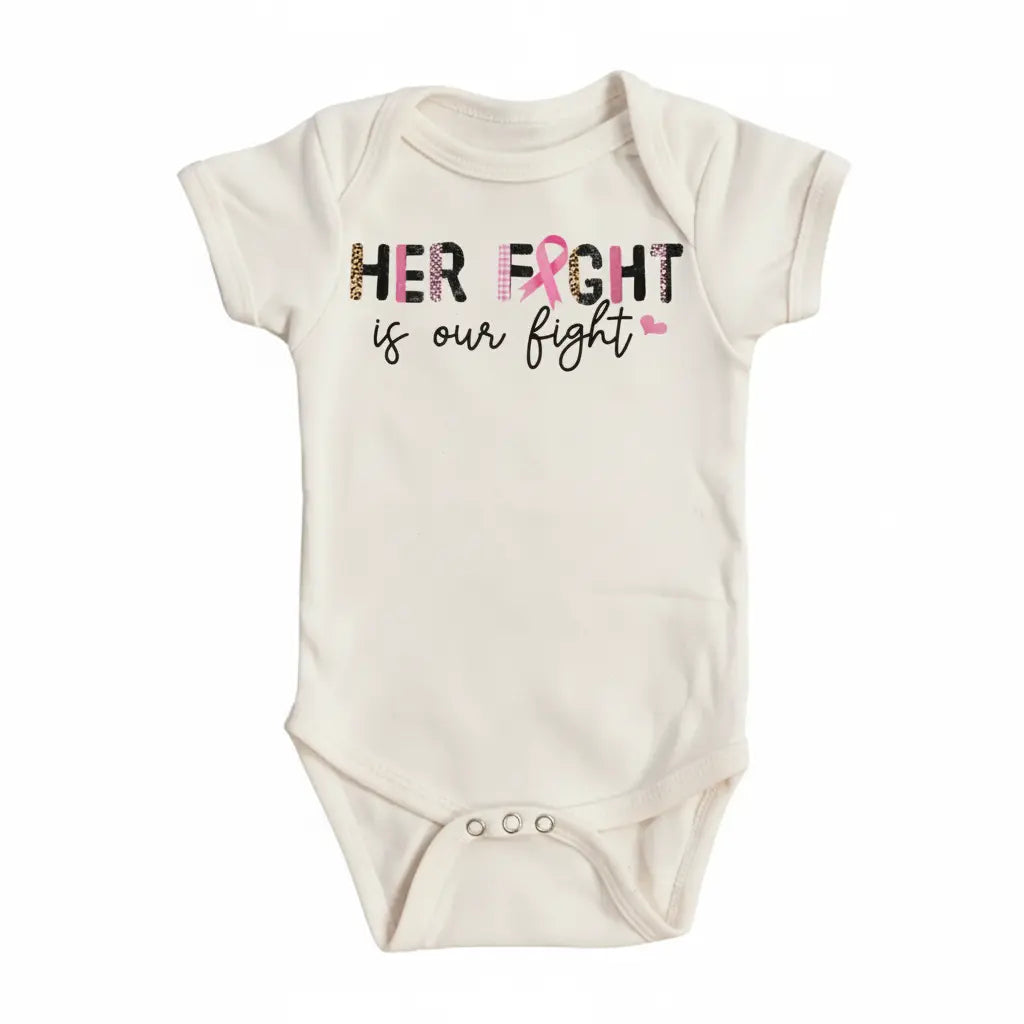 Breast Cancer Awareness - Baby Boy Girl Clothes Infant Bodysuit Funny Cute Newborn  Funny Cute Onesie® | North Fork Forager LLC
