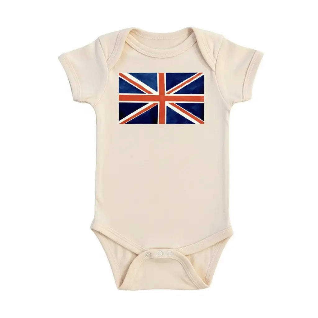 British Flag - Baby Boy Girl Clothes Infant Bodysuit Funny Cute Newborn  Funny Cute Onesie® | North Fork Forager LLC
