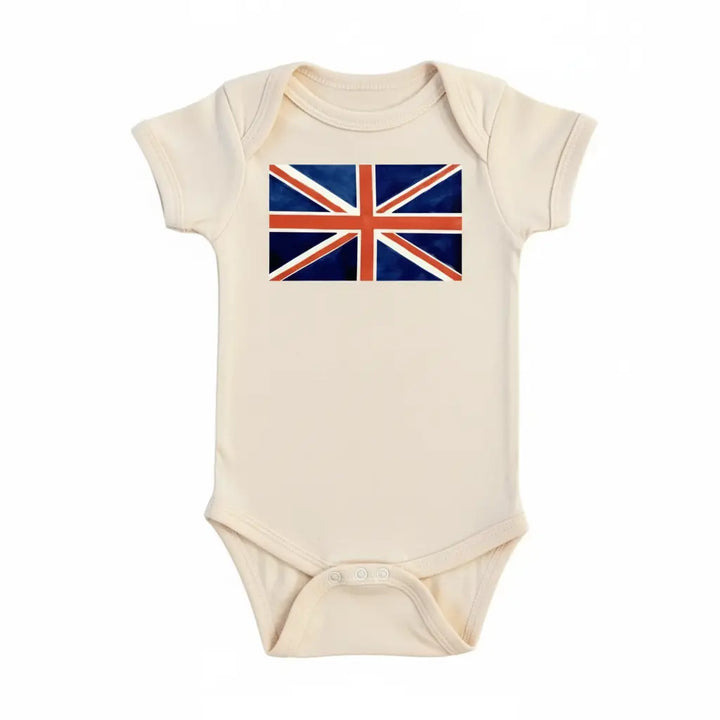 British Flag - Baby Boy Girl Clothes Infant Bodysuit Funny Cute Newborn  Funny Cute Onesie® | North Fork Forager LLC