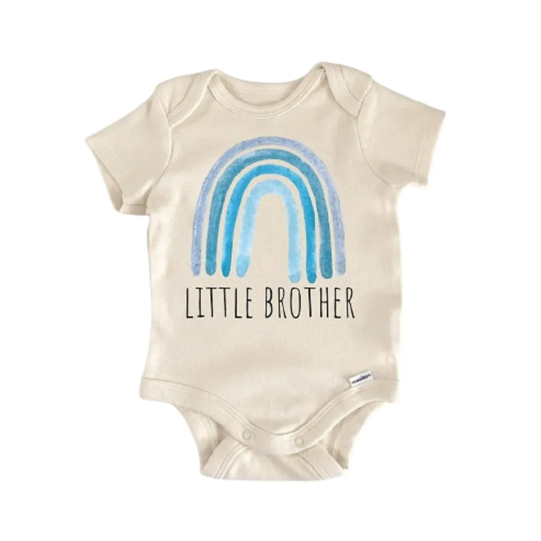 Little Brother Bro Sibling - Baby Boy Girl Clothes Infant Onesie® Funny Cute GS1  Funny Cute Onesie® | North Fork Forager LLC