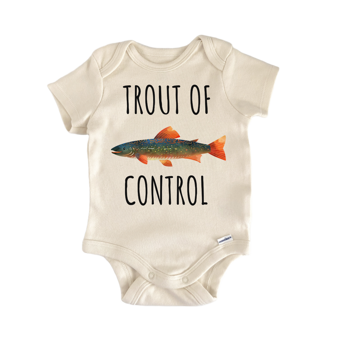 Brook Trout Freshwater Fishing Baby Gift Baby Onesie®